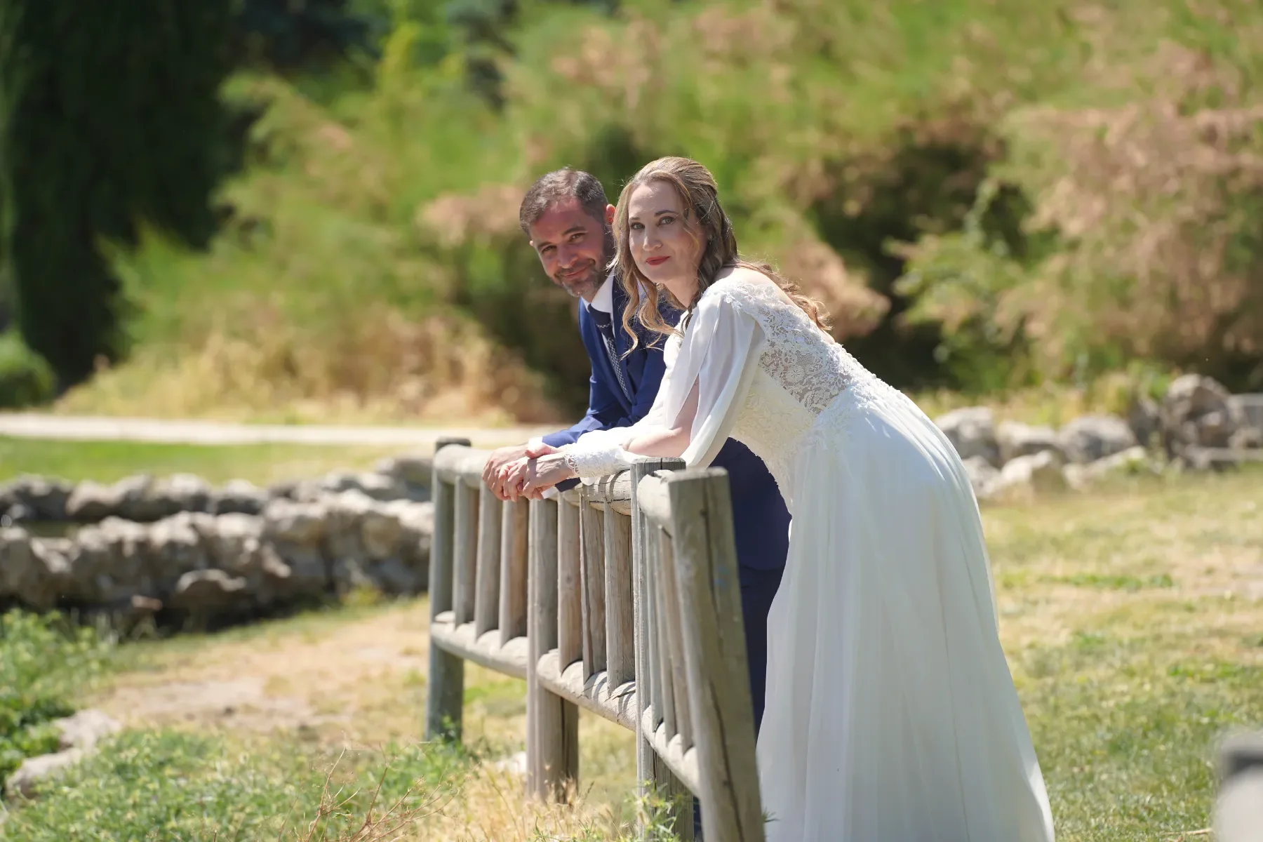 Pareja en Aranjuez